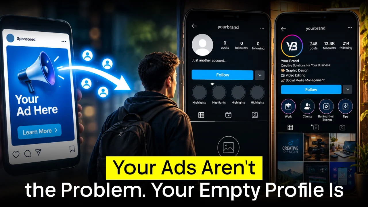 Your Ads Aren\'t the Problem. Your Empty Profile Is.